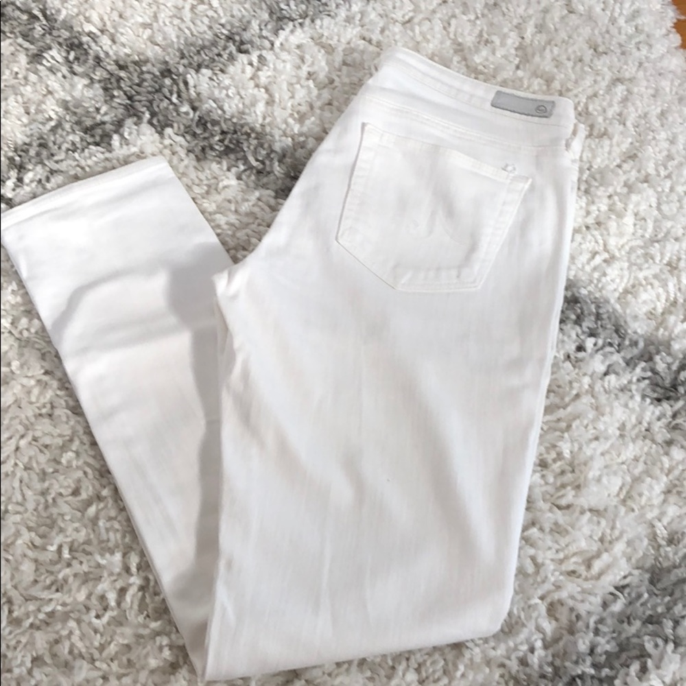 AG Prima white jeans size 28
